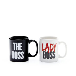 Set 2 tazzine da caffè LADY BOSS e THE BOSS