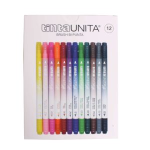 Brush Pen Bi Punta Tinta Unita
