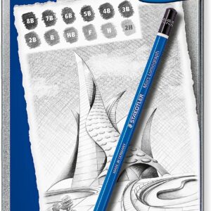 STAEDTLER matite Mars Lumograph – confezione da 12 matite da disegno