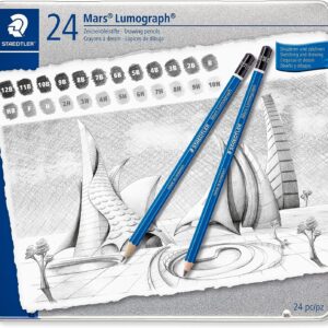 Staedtler – Mars Lumograph  24 matite assortite 12B-10H