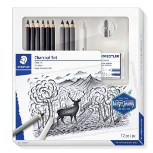 Mars Lumograph Staedtler set carboncino