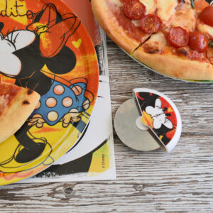 Tagliapizza Mickey e Minnie Rosso