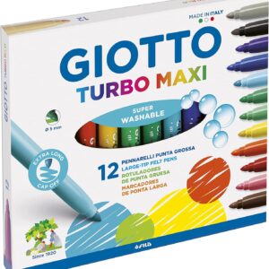 Giotto Turbo Maxi Pennarelli Confezione da 12