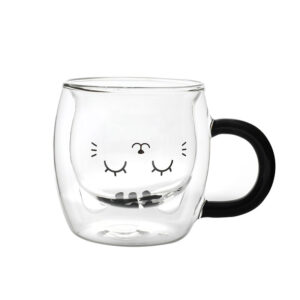 Tazza in vetro I total Cat