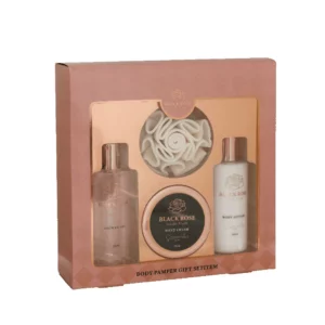 BATH CARE BOX BLACK ROSE T/P/SC