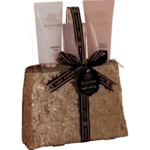 Shiny gift set black rose