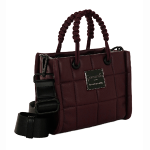 Borsa S industrial chic burgundy