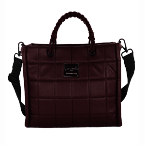 Borsa M industrial chic burgundy