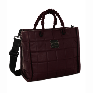 Borsa M industrial chic burgundy