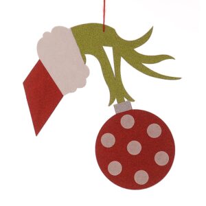 Decorazione mano Grinch 31cm