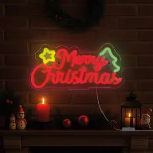 LEGAMI Lampada Led Effetto Neon – Merry Xmas