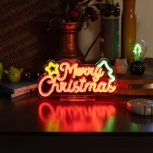LEGAMI Lampada Led Effetto Neon – Merry Xmas