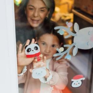 LEGAMI Set 35 Adesivi Elettrostatici per Finestra – Windo-Wow