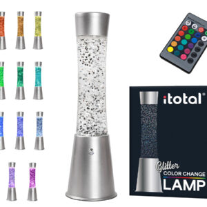 I TOTAL Lampada Glitter Gravity con luce cambia colore