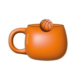 I TOTAL Tazza in ceramica con charm basketball