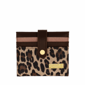 CAMOMILLA PORTACARTE M CHIC JUNGLE MARRONE