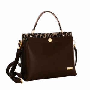 CAMOMILLA BORSA MANO M CHIC JUNGLE MARRONE