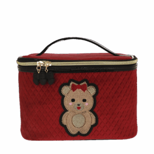 CAMOMILLA BEAUTY CASE M TEDDY CHIC ROSSO