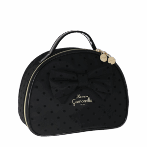 CAMOMILLA VANITY BAG M POLKA GLAM NERO T