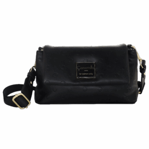 CAMOMILLA BORSA TRACOLLA/PATTA S POIS COUTURE NERO