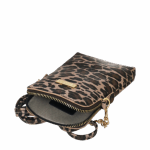 CAMOMILLA PORTACELLULARE CHIC JUNGLE LEO MARRONE
