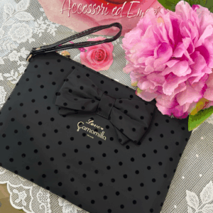 CAMOMILLA BUSTA PIATTA L POLKA GLAM NERO T