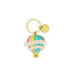 LEGAMI – WHAT A KEY RING – PORTACHIAVI METALLO SMALTATO – AIR BALLOON