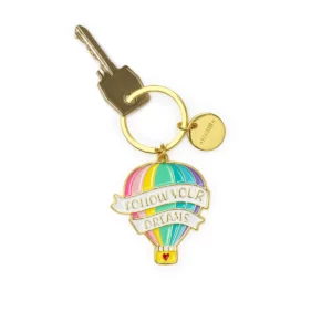 LEGAMI – WHAT A KEY RING – PORTACHIAVI METALLO SMALTATO – AIR BALLOON