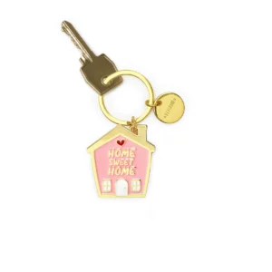 LEGAMI – WHAT A KEY RING – PORTACHIAVI METALLO SMALTATO – HOUSE