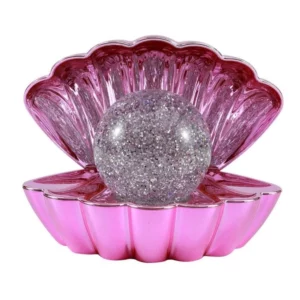 I TOTAL lampada conchiglia rosa metallizzato