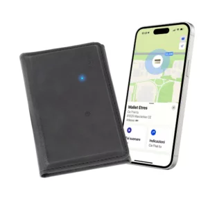 ETRES Portafoglio Finder︱Basic localizzatore Flat Black
