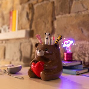LEGAMI – Portapenne in Ceramica – Teddy Bear – Desk Friends